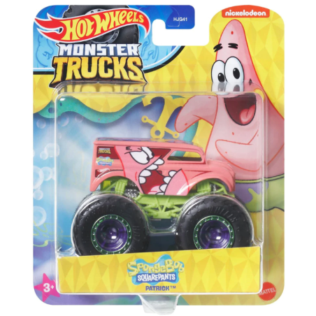 Hot Wheels Spongebob Die cast Monster Trucks 1:64 Patrick
