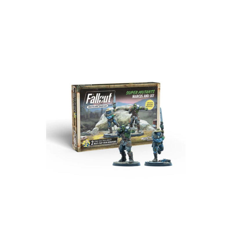 Fallout: Wasteland Warfare - Super Mutants: Marcus and Lily