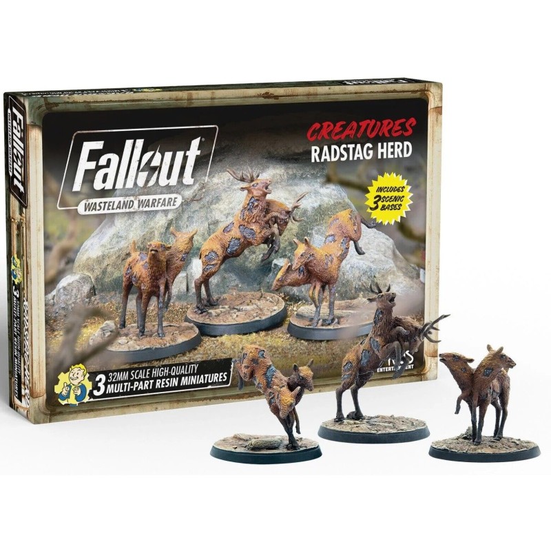 Fallout: Wasteland Warfare - Creatures: Radstag Herd