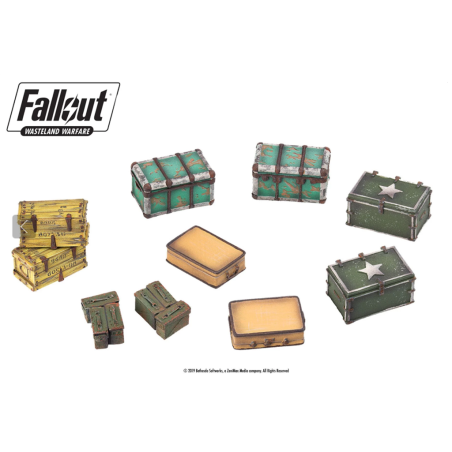 Fallout: Wasteland Warfare Models - Cases and Crates