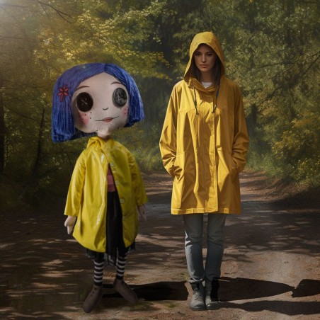 Coraline: Plush Figure with Button Eyes (Stand) 152 cm