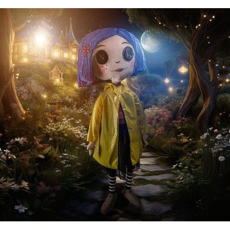 Coraline: Plush Figure with Button Eyes (Stand) 152 cm