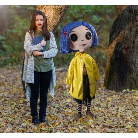 Coraline: Plush Figure with Button Eyes (Stand) 152 cm