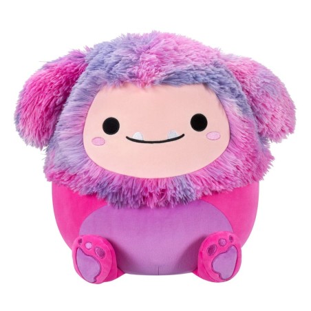 Squishmallows: Magenta Bigfoot with Multicolored Hair Woxie