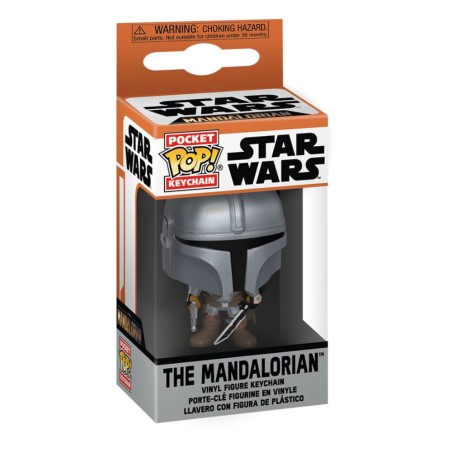 Funko Pop! Keychain: Star Wars - The Mandalorian with Darksaber