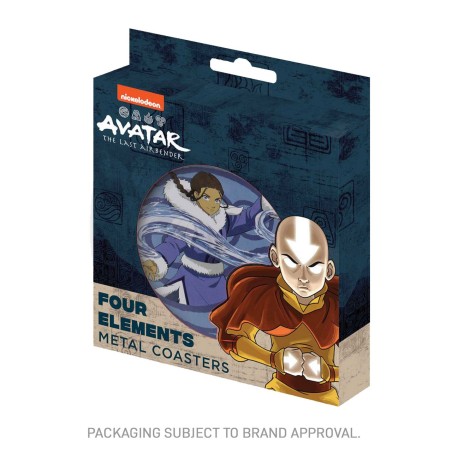 Avatar: The Last Airbender - Embossed Metal Coasters 4-pack
