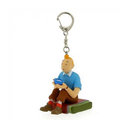 Tintin: Tintin Sitting Tibet PVC Keychain 4 cm