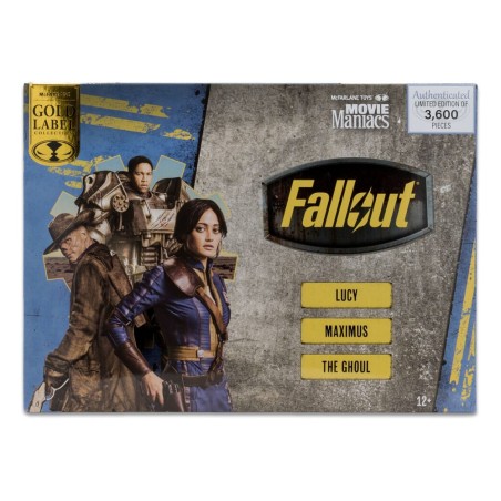 Fallout: Gold Label Set of 3 Movie Maniacs Action Figures 15 cm