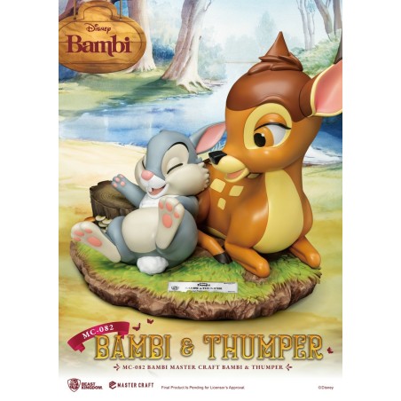 Disney: Bambi - Bambi & Thumper Master Craft Statue 26 cm
