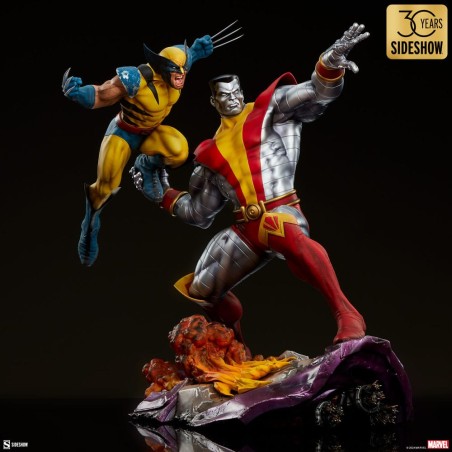Marvel Premium Format Statue Fastball Special: Colossus and