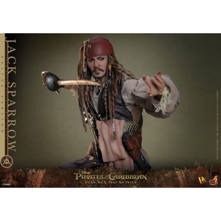 Hot Toys Pirates of the Caribbean: Jack Sparrow Deluxe Version