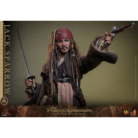 Hot Toys Pirates of the Caribbean: Jack Sparrow Deluxe Version