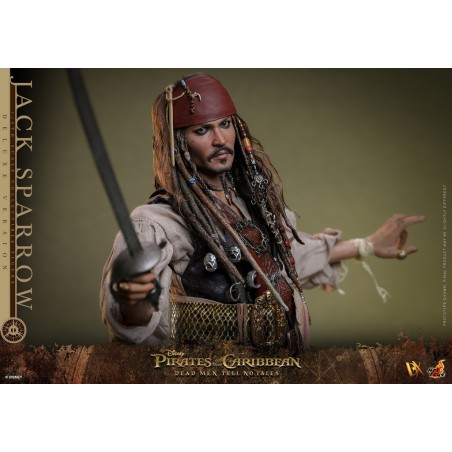 Hot Toys Pirates of the Caribbean: Jack Sparrow Deluxe Version