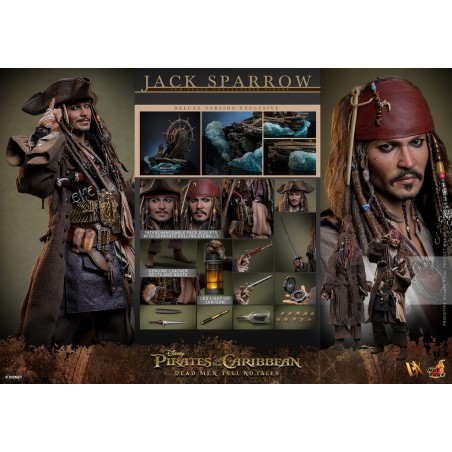 Hot Toys Pirates of the Caribbean: Jack Sparrow Deluxe Version
