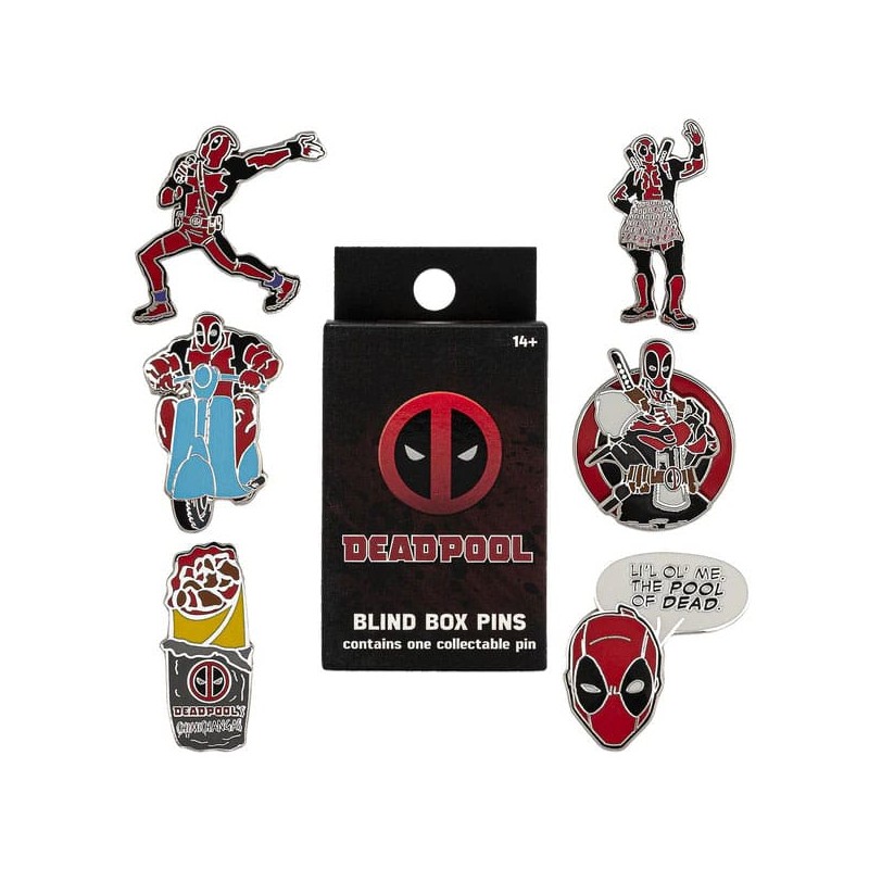 Loungefly Mystery Pin: Deadpool (1 stuk - 1 piece)