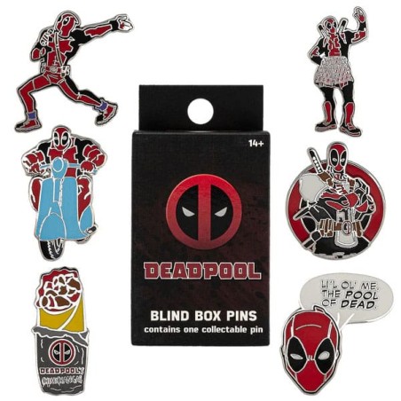 Loungefly Mystery Pin: Deadpool (1 stuk - 1 piece)