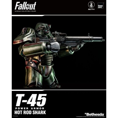 Fallout: T-45 Hot Rod Shark Power ArmorFigZero 1/6 Action