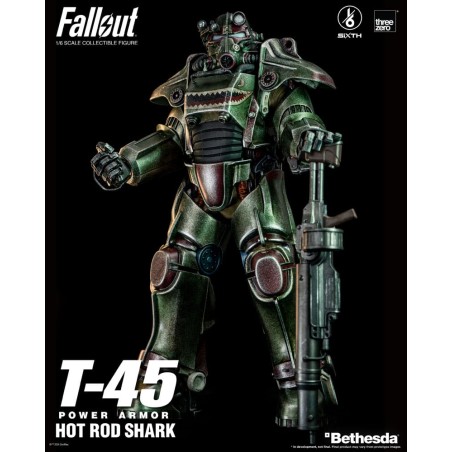 Fallout: T-45 Hot Rod Shark Power ArmorFigZero 1/6 Action