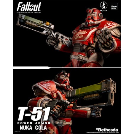 Fallout: T-51 Nuka Cola Power Armor 1/6 Action Figure 37 cm