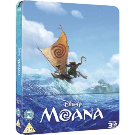 Blu-ray: Disney Moana 3D Steelbook - Used (ENG)