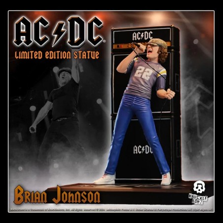 AC/DC: Rock Iconz Statue Brian Johnson 23 cm