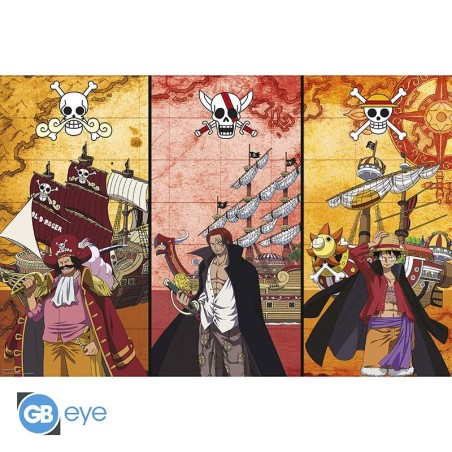 Poster: One Piece - Captains & Boats