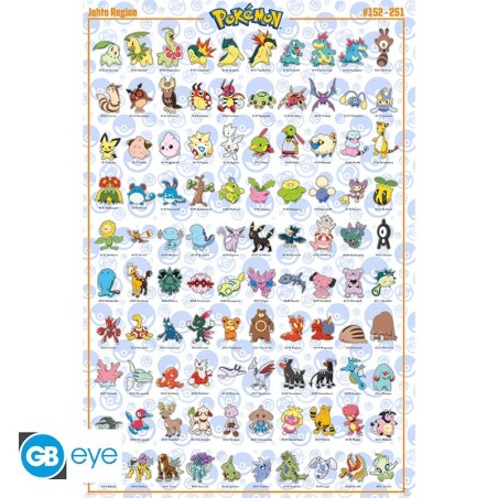 Poster: Pokémon - Johto English