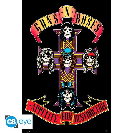 Poster: Guns n Roses - Appetite for Destruction