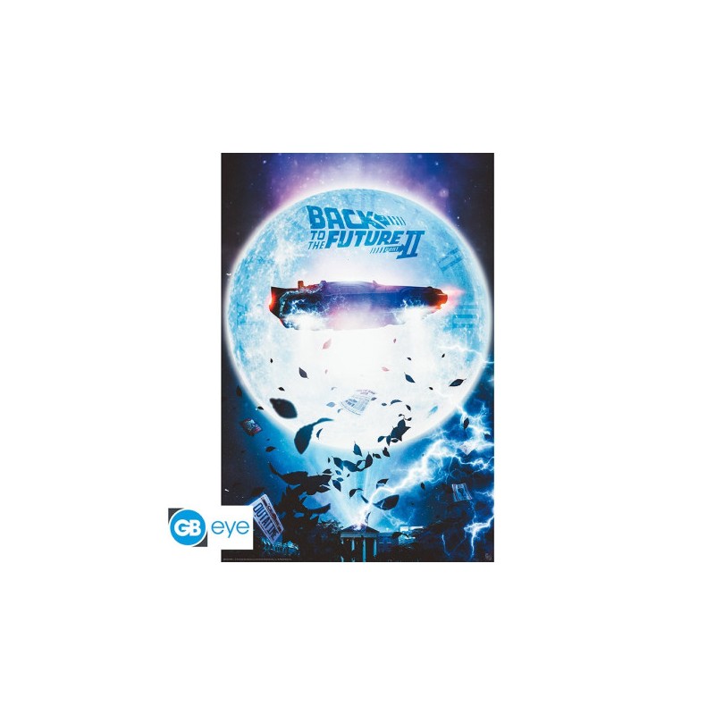 Poster: Back to the Future Part - Flying DeLorean