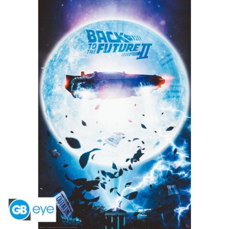 Poster: Back to the Future Part - Flying DeLorean