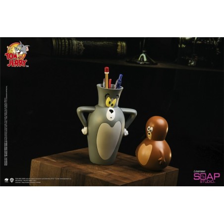 Tom and Jerry: Vase Tom and Jerry the Tumbler PVC Statue