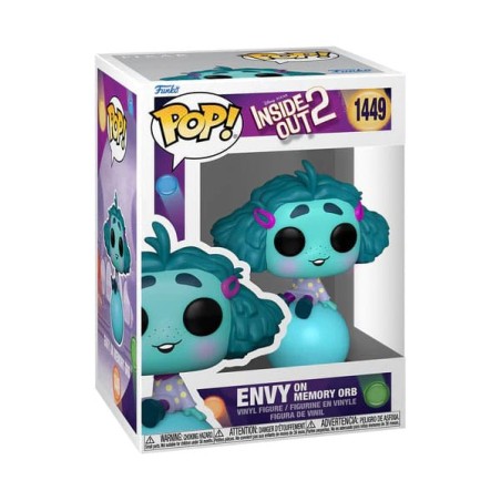Funko Pop! Disney: Inside Out 2 - Envy (on Memory Orb)