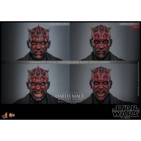 Hot Toys Star Wars: Darth Maul with Sith Speeder 1:6 Scale