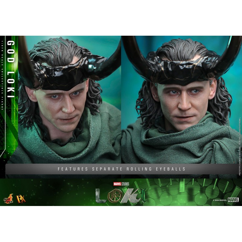 Hot Toys Marvel: Loki - God Loki 1:6 Scale Figure