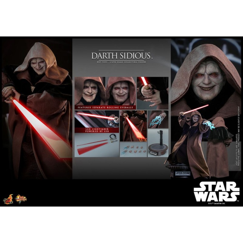 Hot Toys Star Wars: Darth Sidious 1:6 Scale Action Figure