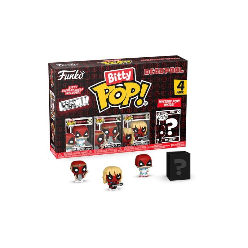 Funko Bitty Pop! Marvel: Deadpool 4-pack Sleepover