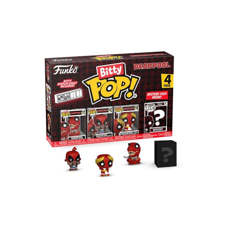 Funko Bitty Pop! Marvel: Deadpool 4-pack Dinopool