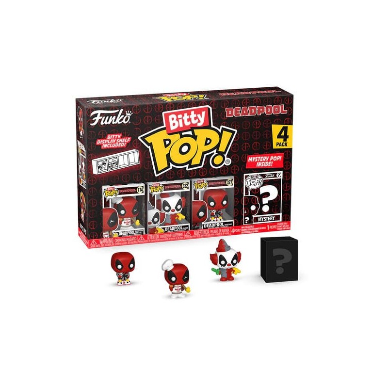 Funko Bitty Pop! Marvel: Deadpool 4-pack BBQ Master